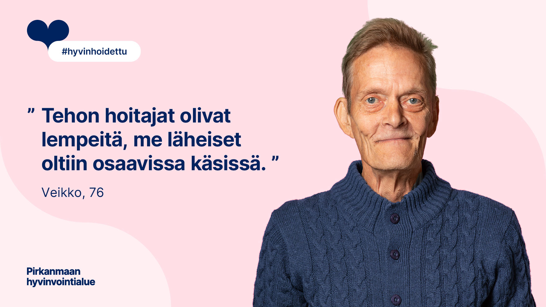 Mies, joka katsoo kameraan tyytyväisenä. #hyvinhoidettu 