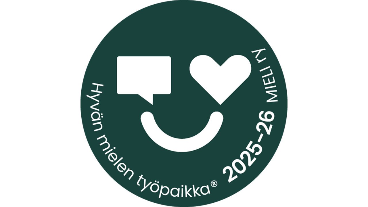 Hyvän mielen työpaikka 2025-2026. Mieli ry.