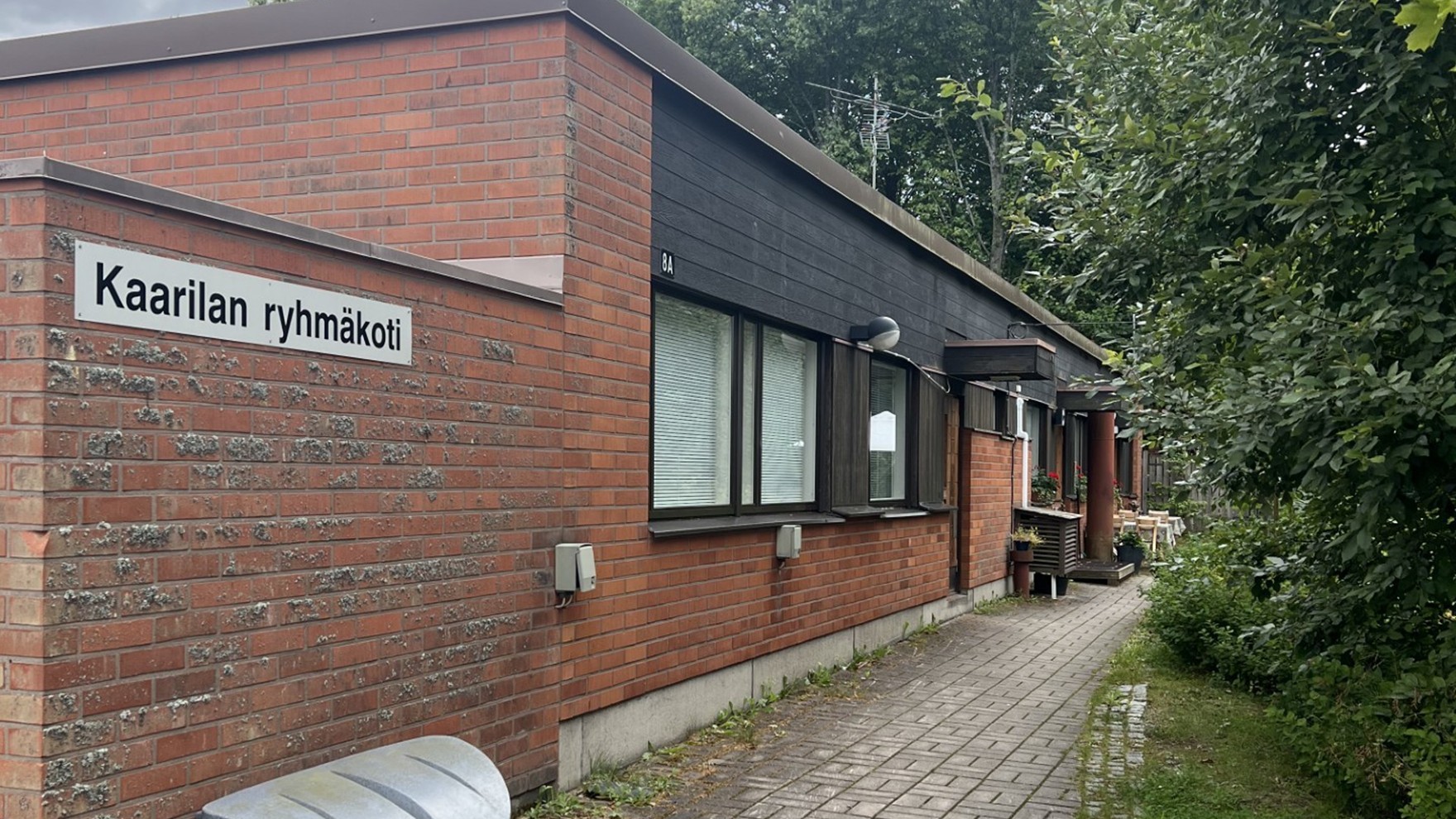 Kaarilan ryhmäkodin rakennus.
