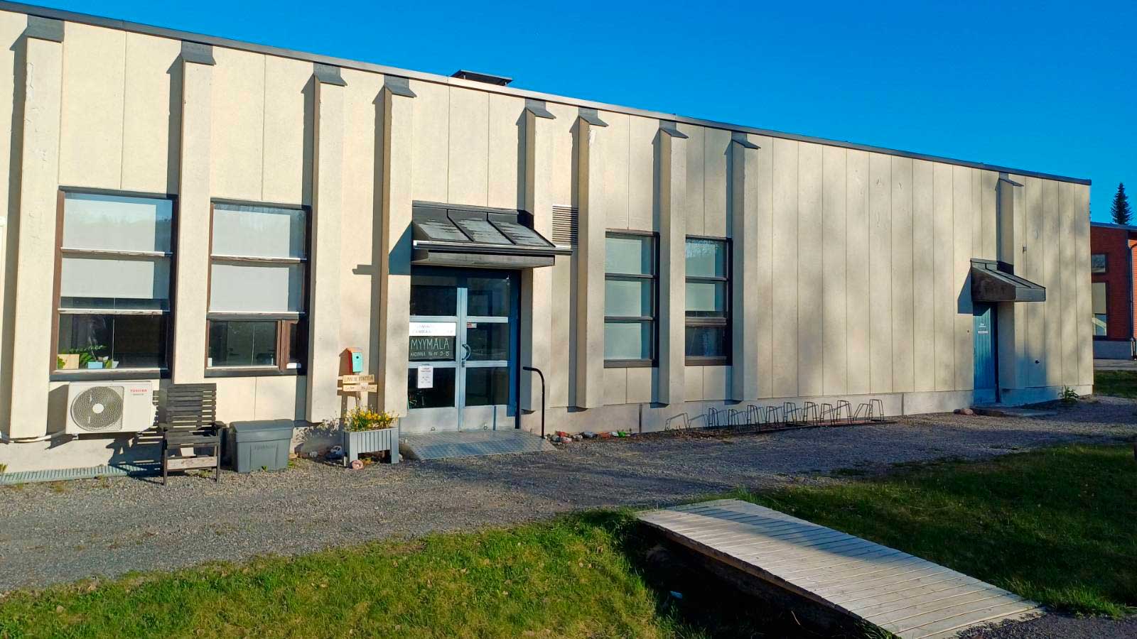 Kamraatinkulman sisäänkäynti.