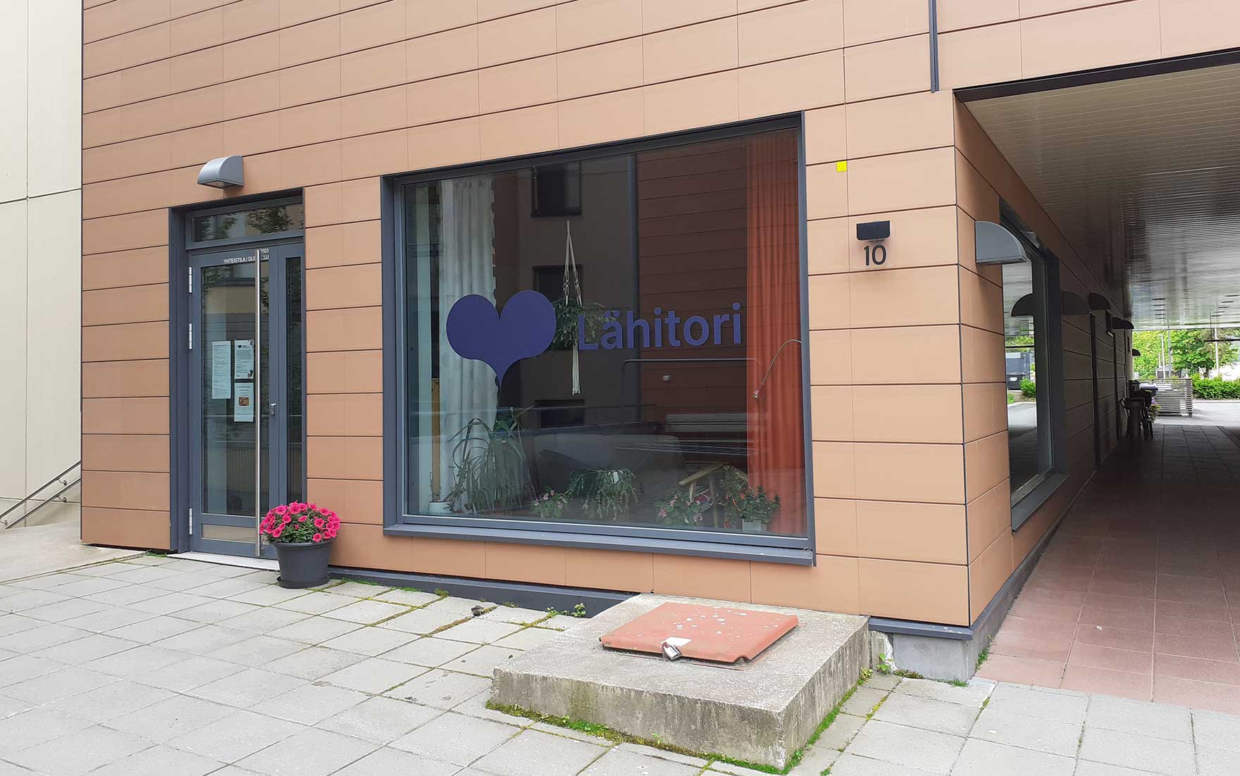 Nokian lähitorin sisäänkäynti.