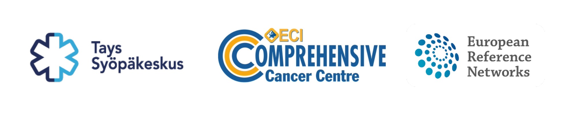 Logot: Tays Syöpäkeskus, OECI Comprehensive Cancer Centre ja European Reference Networks.