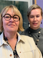 Marjo Virkki ja Nina Vänni