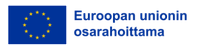 EU-lippulogo ja teksti Euroopan unionin osarahoittama.